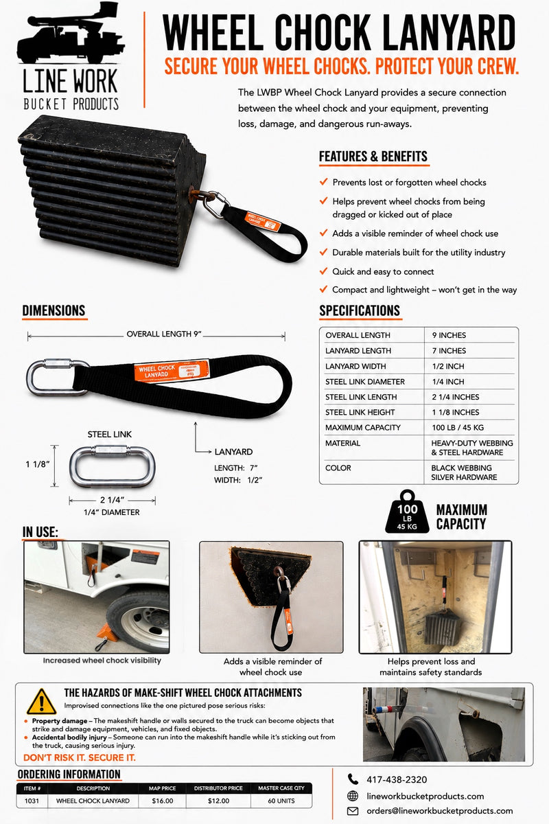 Wheel Chock Lanyard