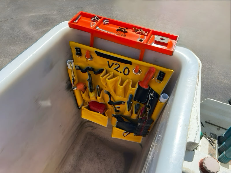 CGENWDCH 5N1 Bucket Truck Tool Organizer With Magnet, Bucket Hooks